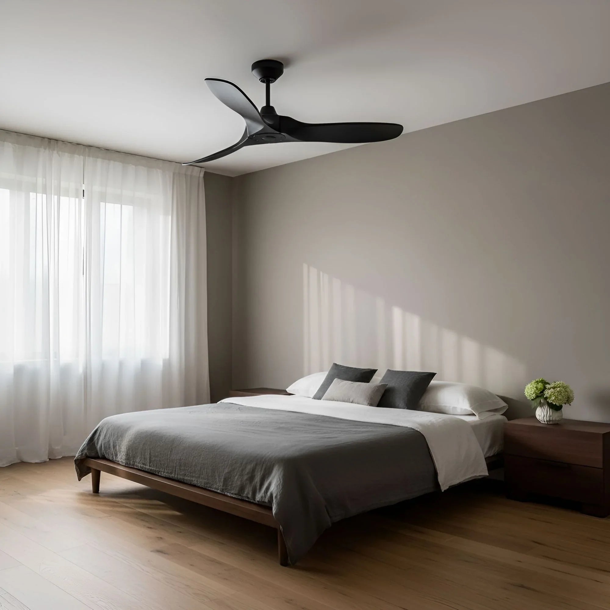 Maverick Smart 44" Midnight Black Ceiling Fan with Remote