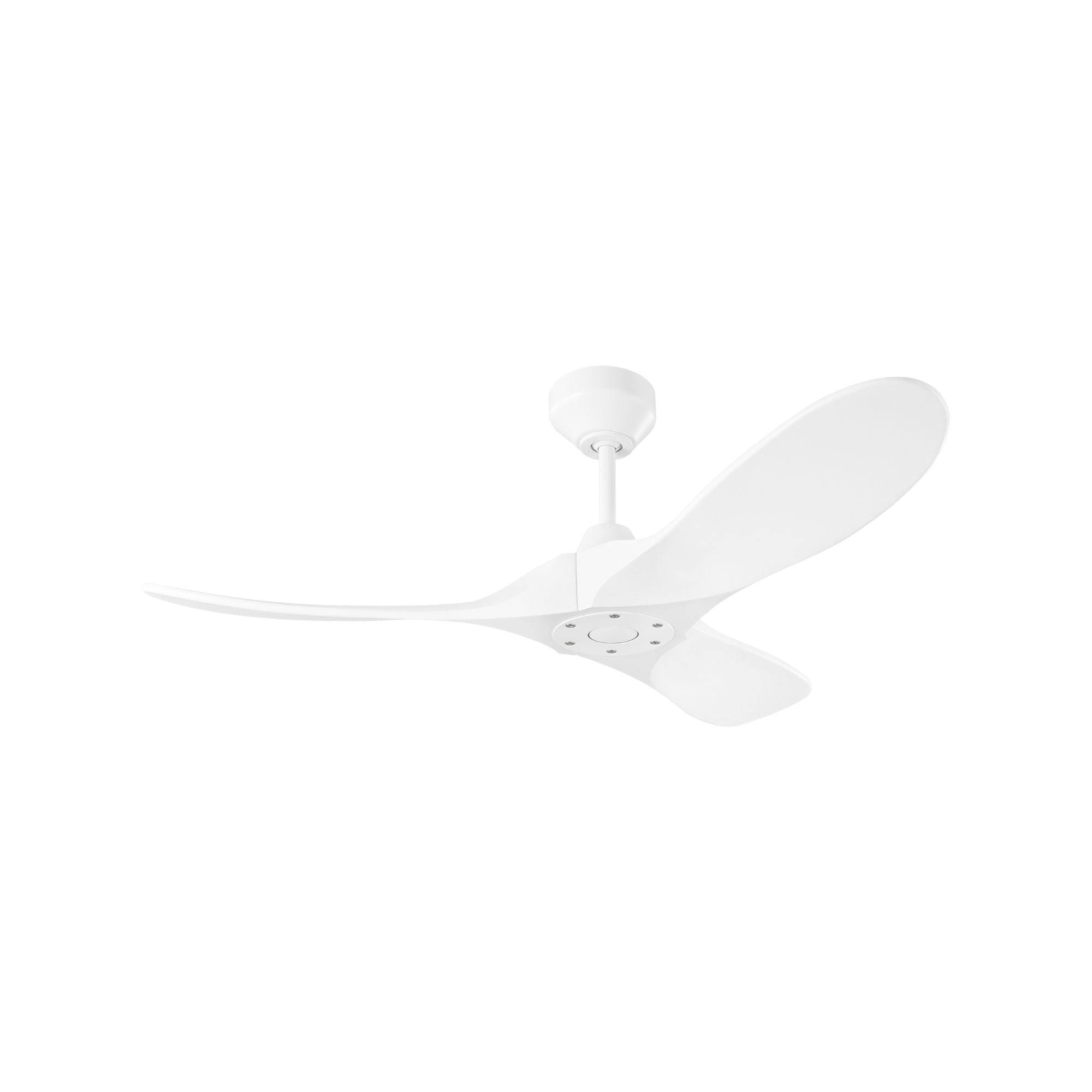 Maverick Smart 44" Matte White Ceiling Fan with Remote