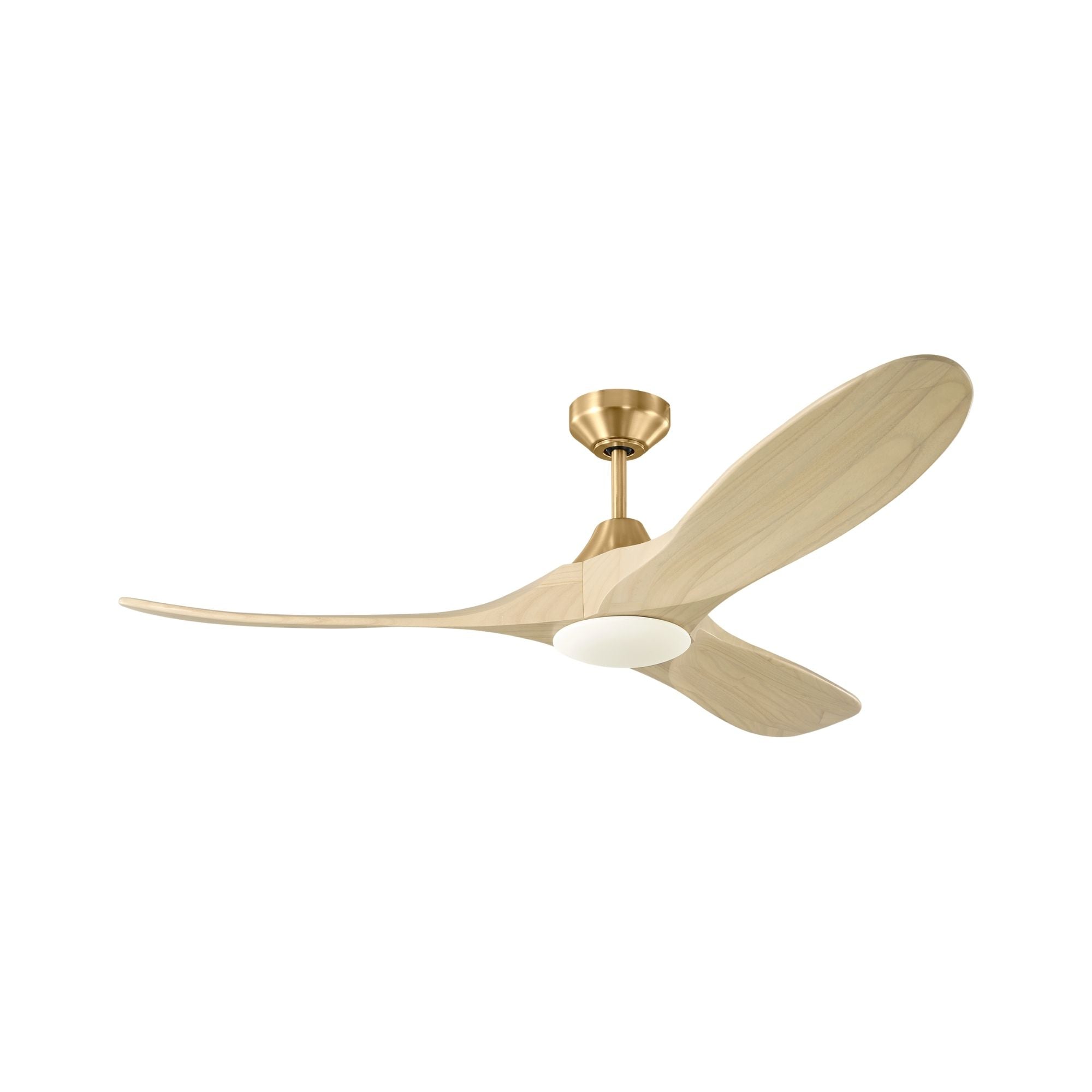 Maverick Smart 52" Burnished Brass LED Ceiling Fan with Remote