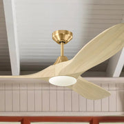 Maverick Smart 52" Burnished Brass LED Ceiling Fan with Remote