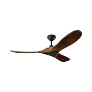Maverick Smart 52" Black & Walnut Ceiling Fan with Remote