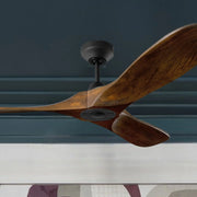Maverick Smart 52" Black & Walnut Ceiling Fan with Remote