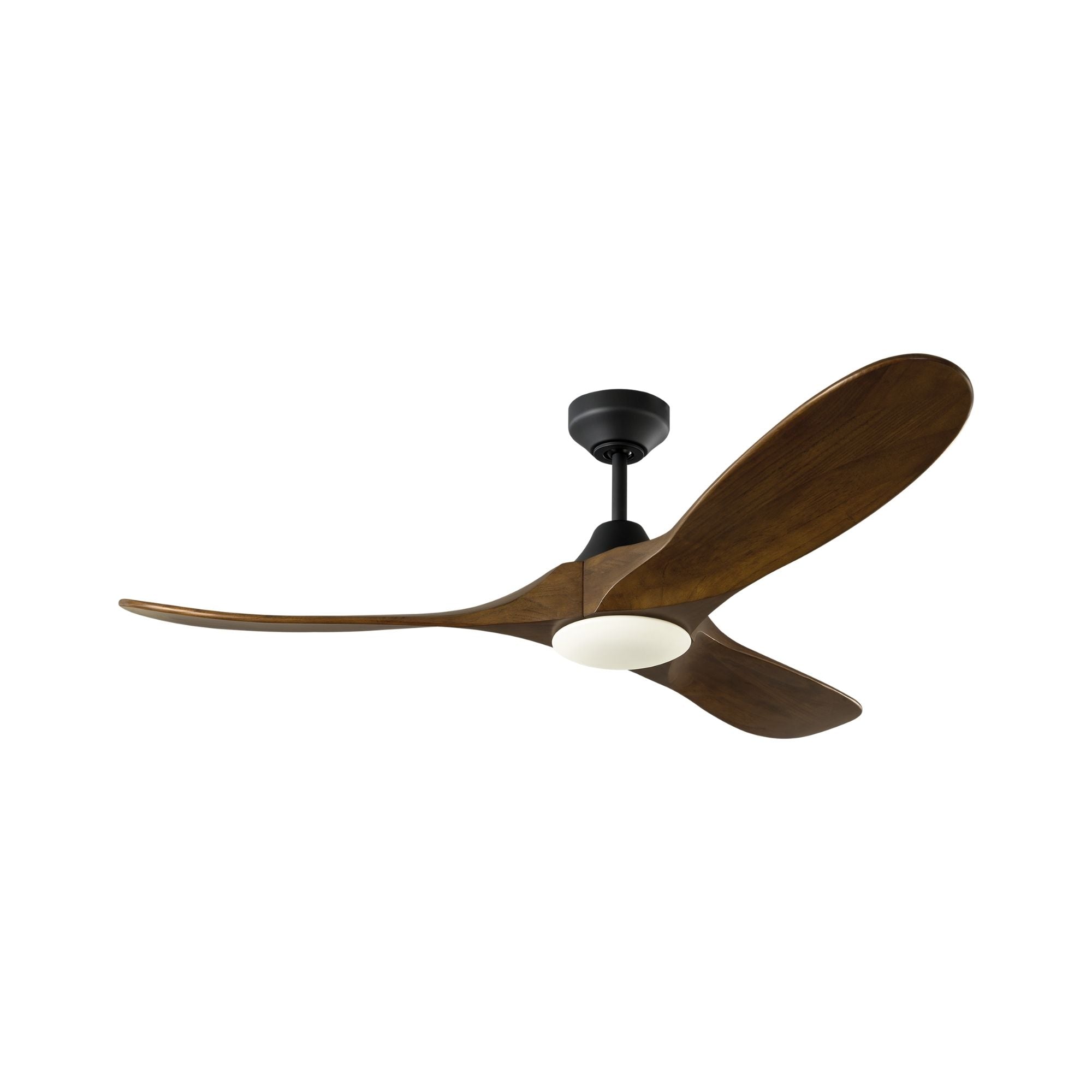 Maverick Smart 52" Black & Walnut LED Ceiling Fan with Remote