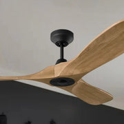 Maverick Smart 52" Black & Honey Ceiling Fan with Remote