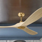 Maverick Smart 60" Burnished Brass Ceiling Fan with Remote