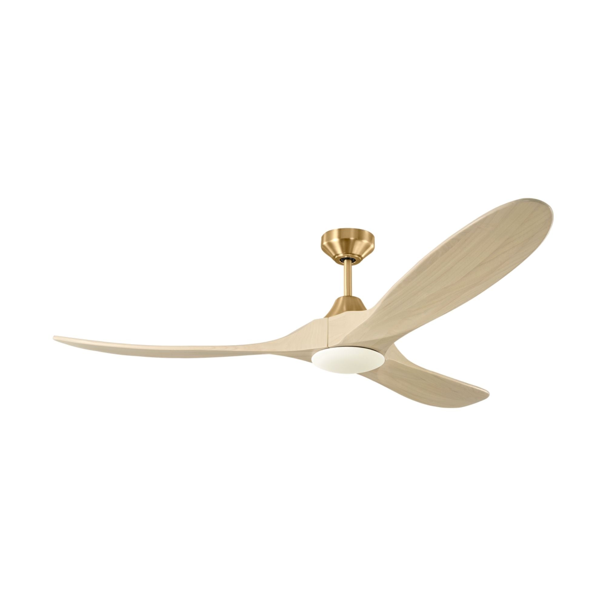 Maverick Smart 60" Burnished Brass LED Ceiling Fan with Remote