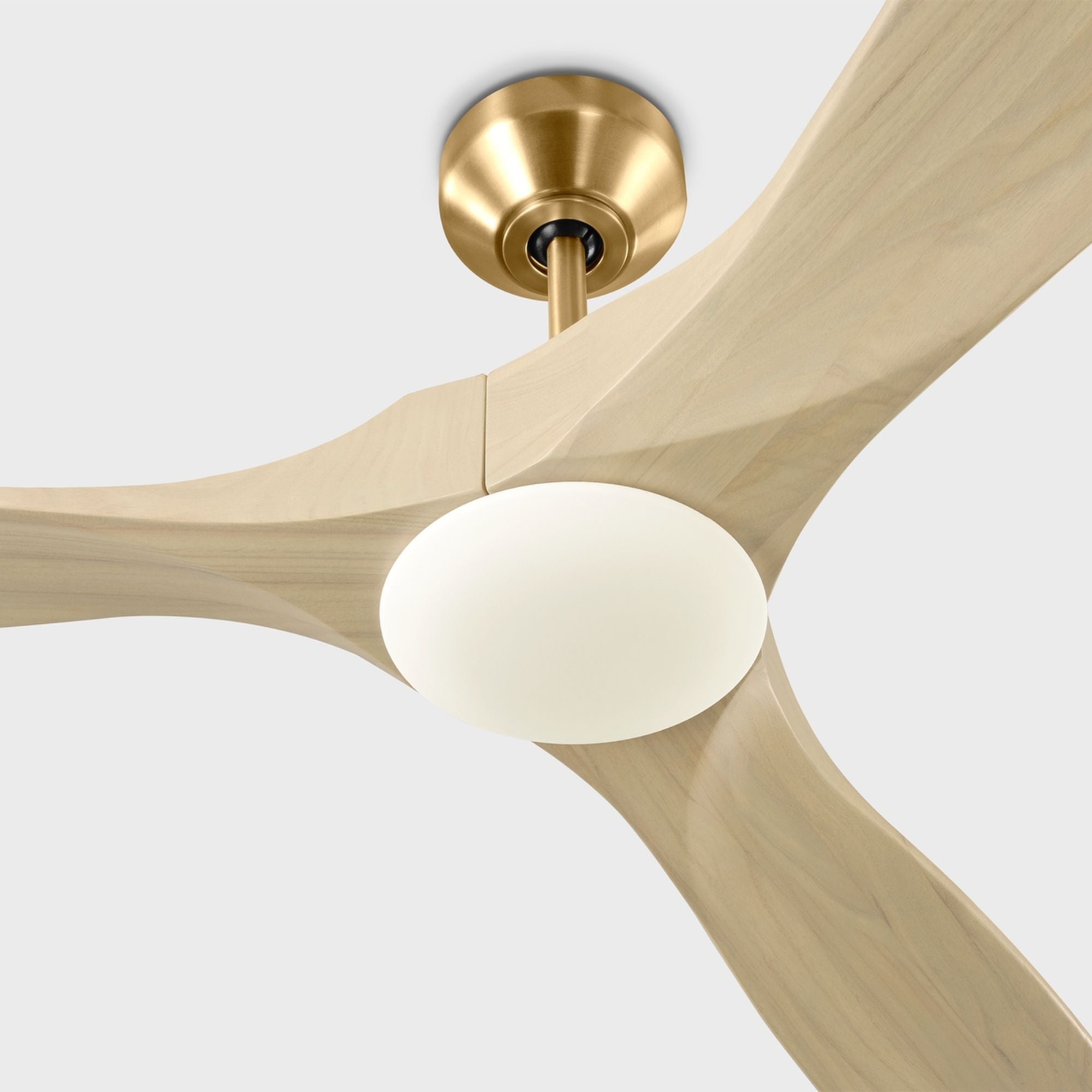 Maverick Smart 60" Burnished Brass LED Ceiling Fan with Remote