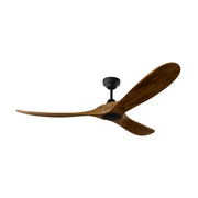 Maverick Smart 60" Black & Walnut Ceiling Fan with Remote