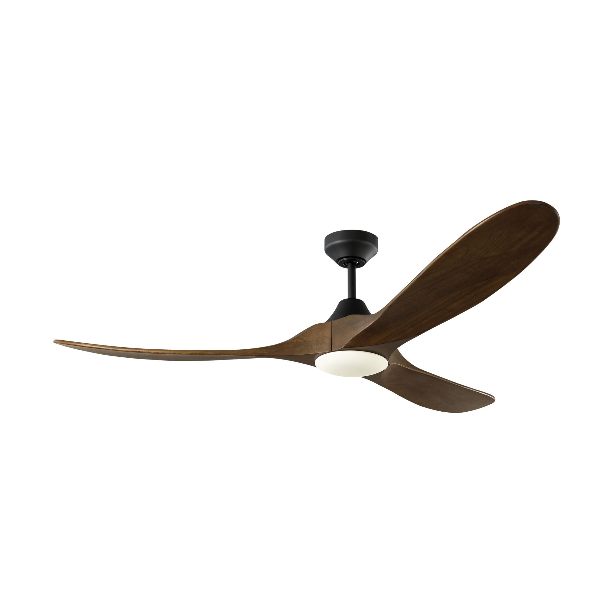 Maverick Smart 60" Black & Walnut LED Ceiling Fan with Remote