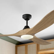 Maverick Smart 60" Black & Honey LED Ceiling Fan with Remote