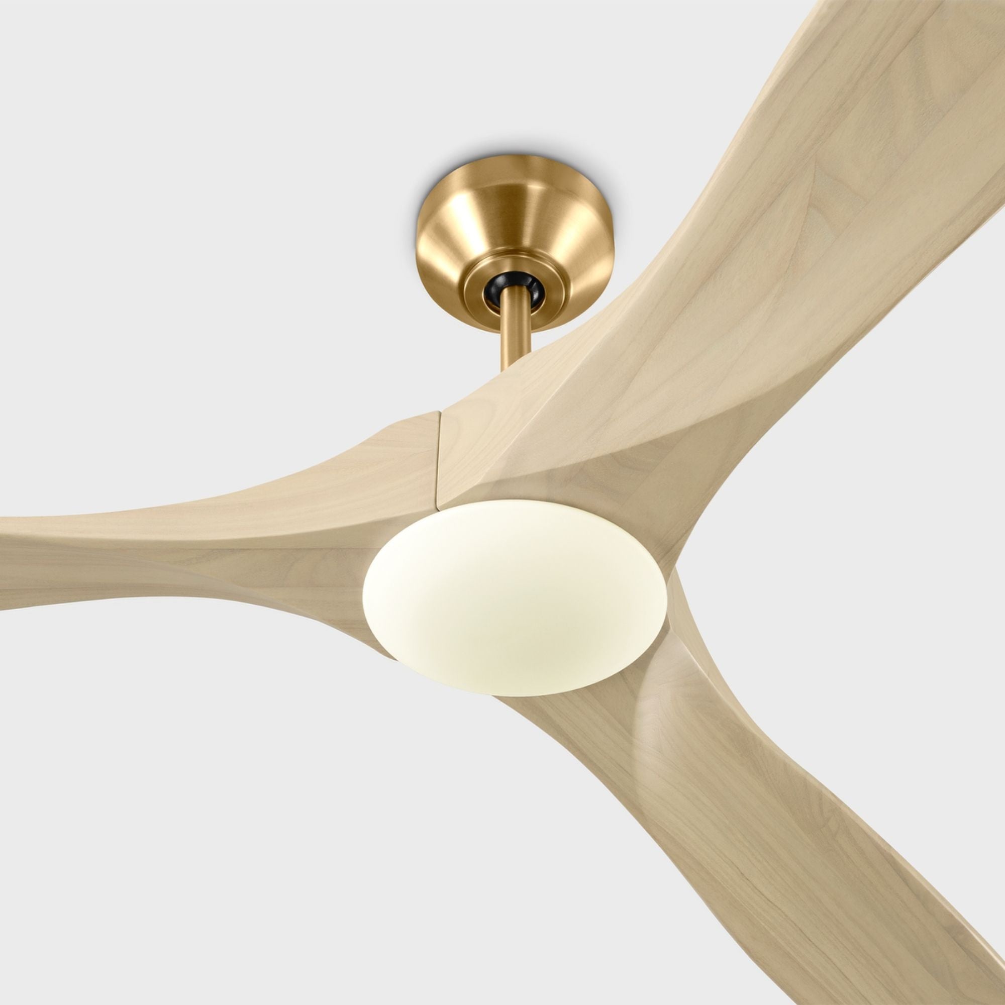 Maverick Smart 70" Burnished Brass LED Ceiling Fan with Remote