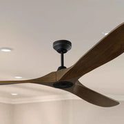 Maverick Smart 70" Black & Walnut Ceiling Fan with Remote
