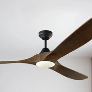 Maverick Smart 70" Black & Walnut LED Ceiling Fan with Remote