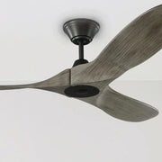 Maverick 52" Aged Pewter Damp Rated Ceiling Fan with Remote