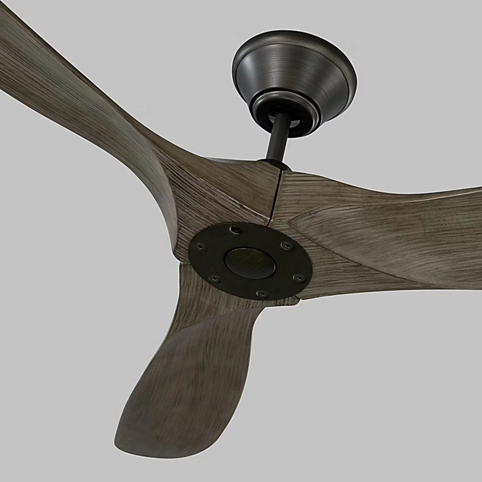 Maverick 52" Aged Pewter Damp Rated Ceiling Fan with Remote
