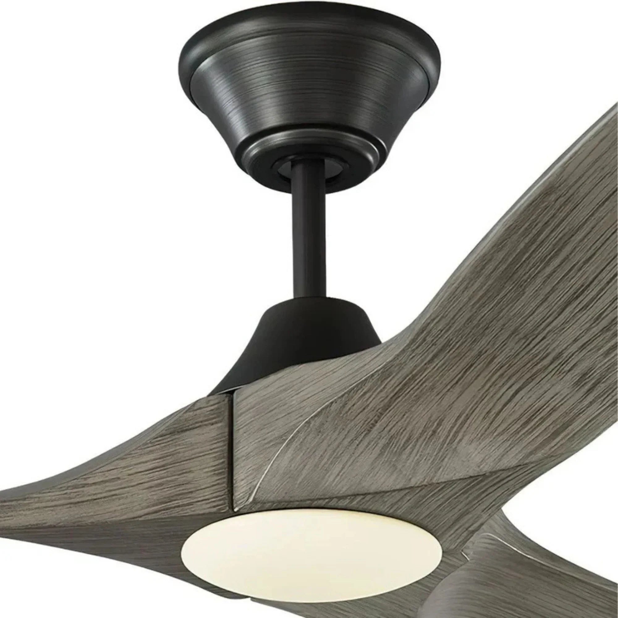 Maverick 52" Aged Pewter Damp Rated LED Ceiling Fan with Remote