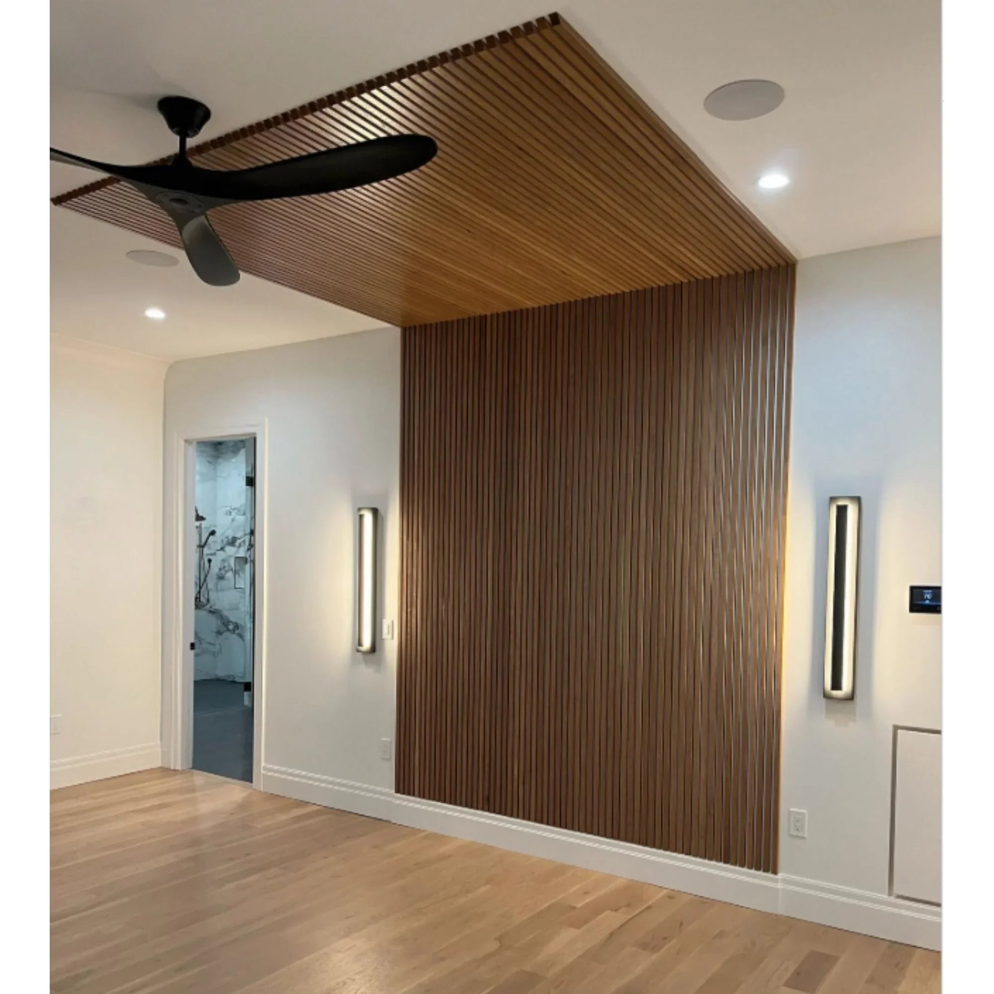 Maverick 52" Matte Black Damp Rated Ceiling Fan with Remote