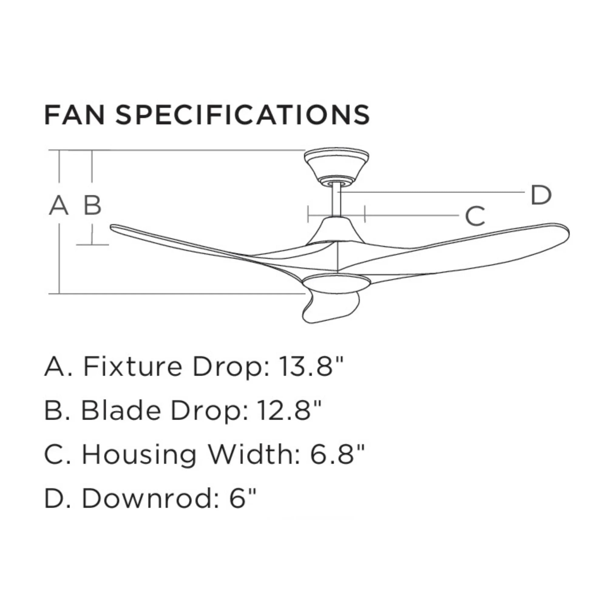 Maverick 52" Matte White Damp Rated LED Ceiling Fan with Remote