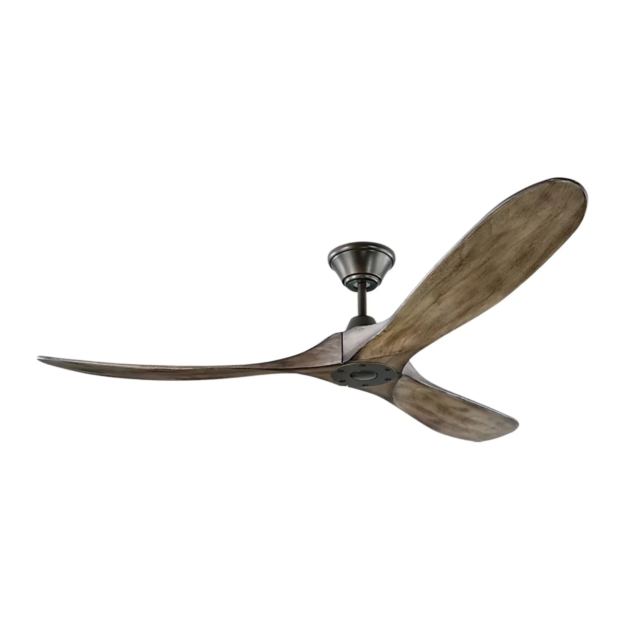 Maverick 60" Aged Pewter Damp Rated Ceiling Fan with Remote