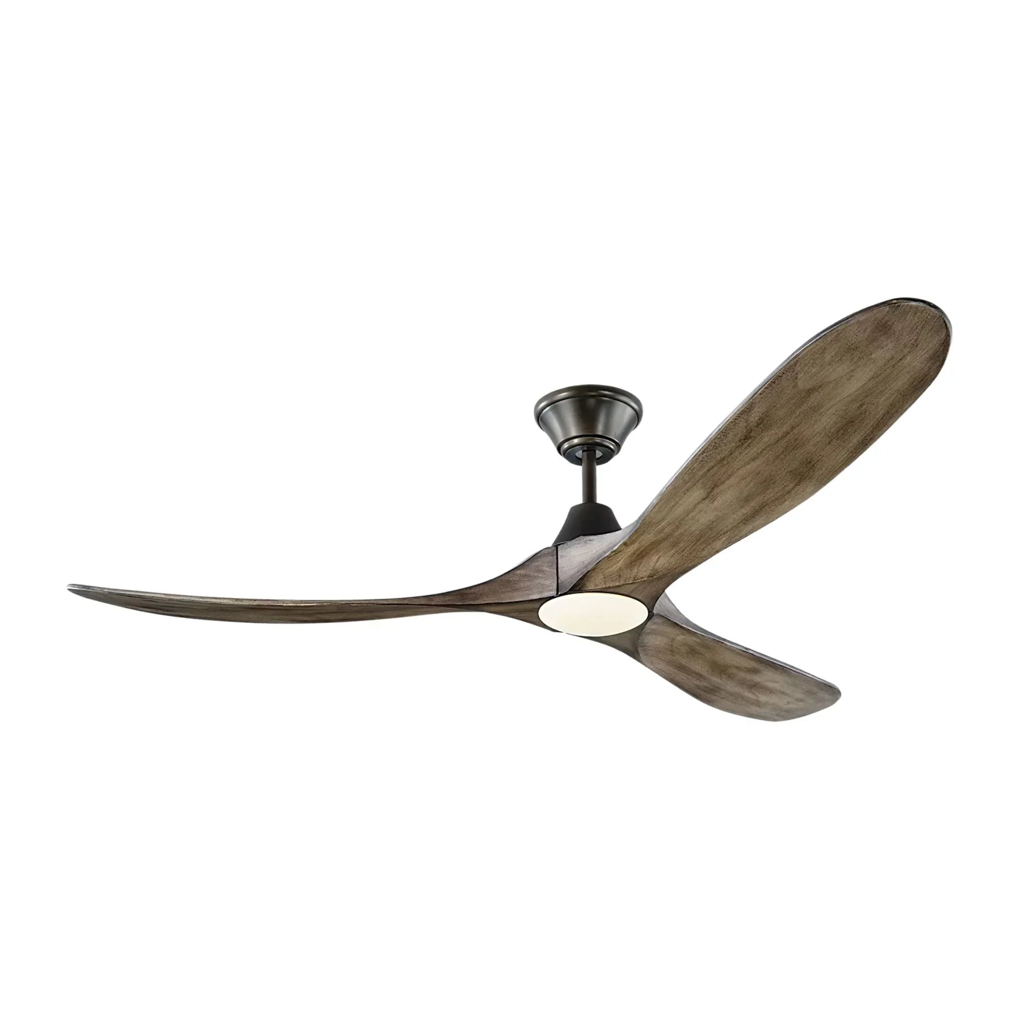 Maverick 60" Aged Pewter Damp Rated LED Ceiling Fan with Remote