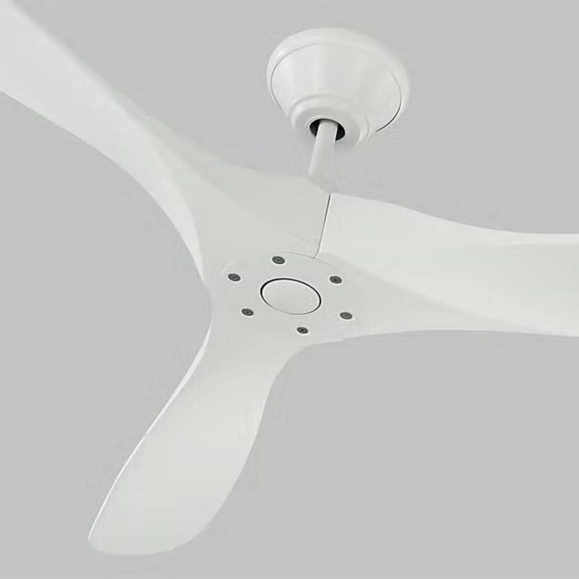 Maverick 60" Matte White Damp Rated Ceiling Fan with Remote