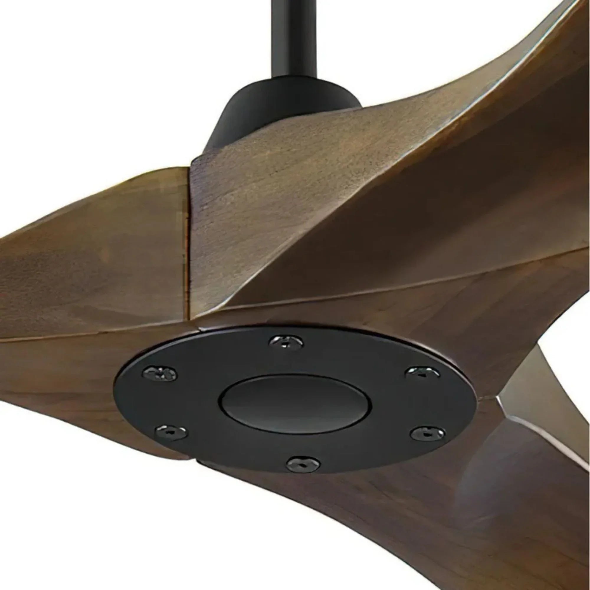 Maverick Max 70" Black & Walnut Large Ceiling Fan with Remote