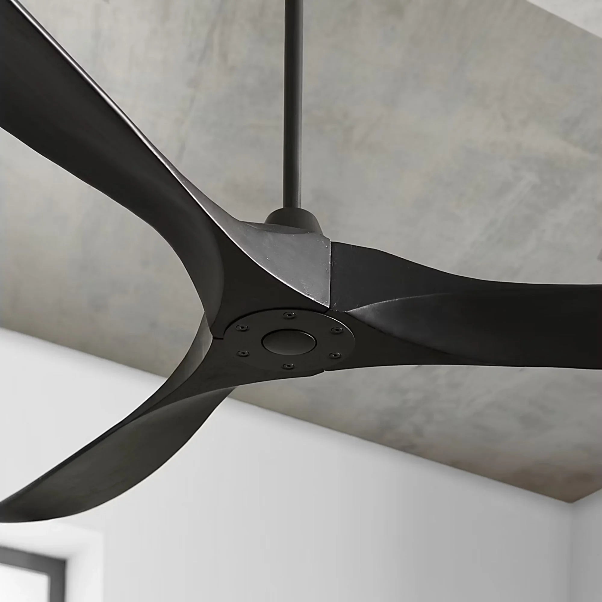 Maverick Max 70" Matte Black Large Ceiling Fan with Remote