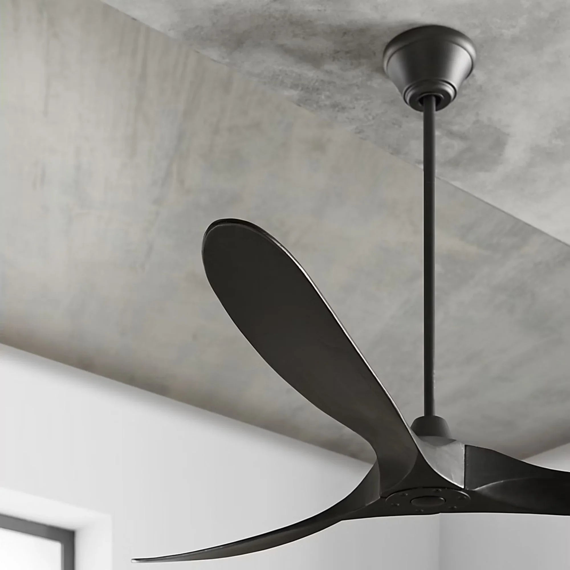 Maverick Max 70" Matte Black Large Ceiling Fan with Remote