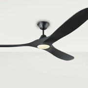 Maverick Max 70" Matte Black LED Large Ceiling Fan with Remote