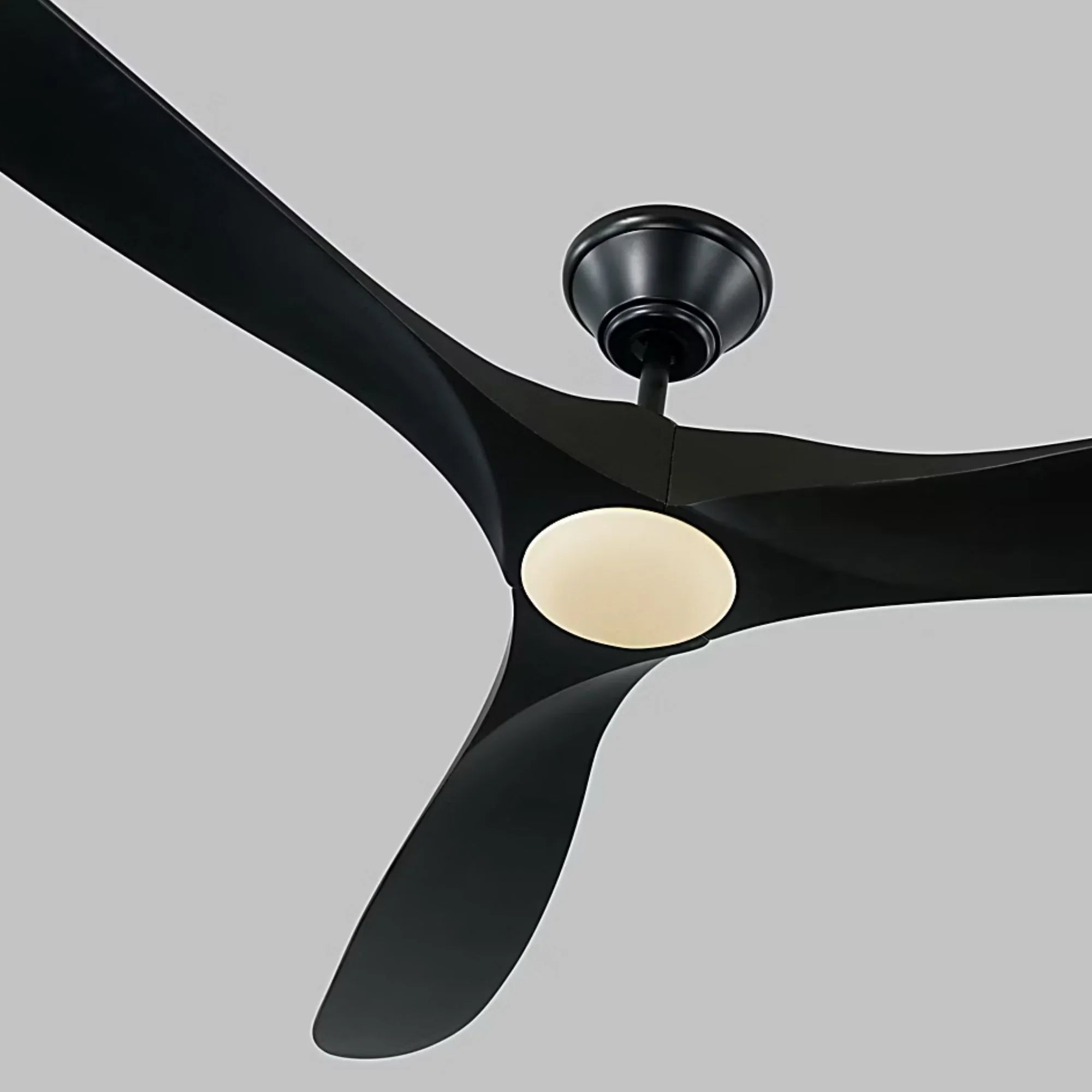 Maverick Max 70" Matte Black LED Large Ceiling Fan with Remote