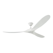 Maverick Max 70" Matte White Large Ceiling Fan with Remote