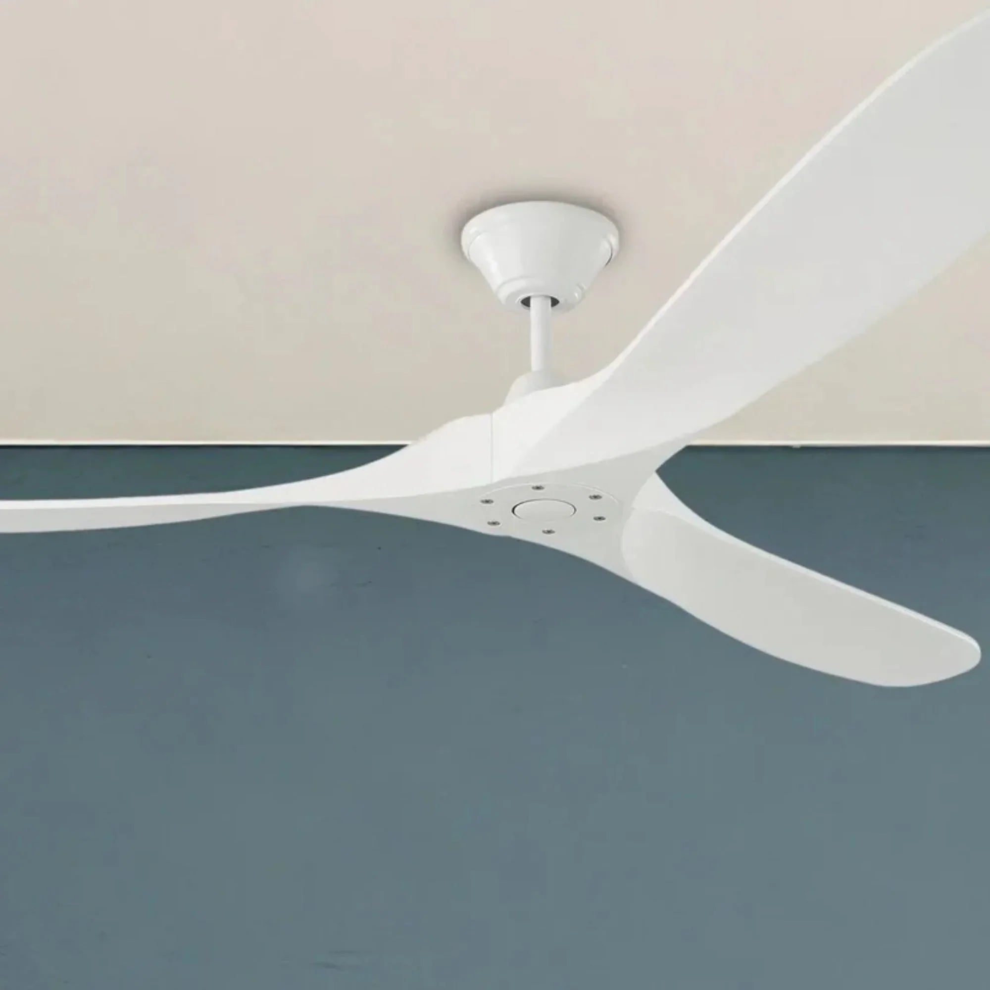 Maverick Max 70" Matte White Large Ceiling Fan with Remote