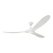Maverick Max 70" Matte White LED Large Ceiling Fan with Remote
