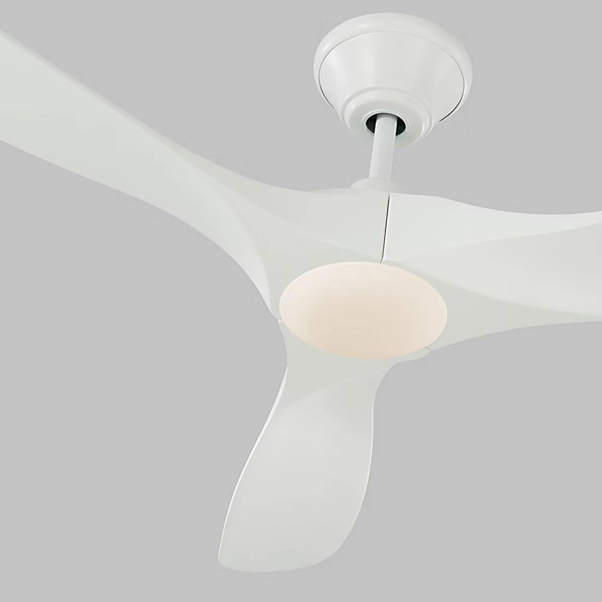 Maverick Max 70" Matte White LED Large Ceiling Fan with Remote