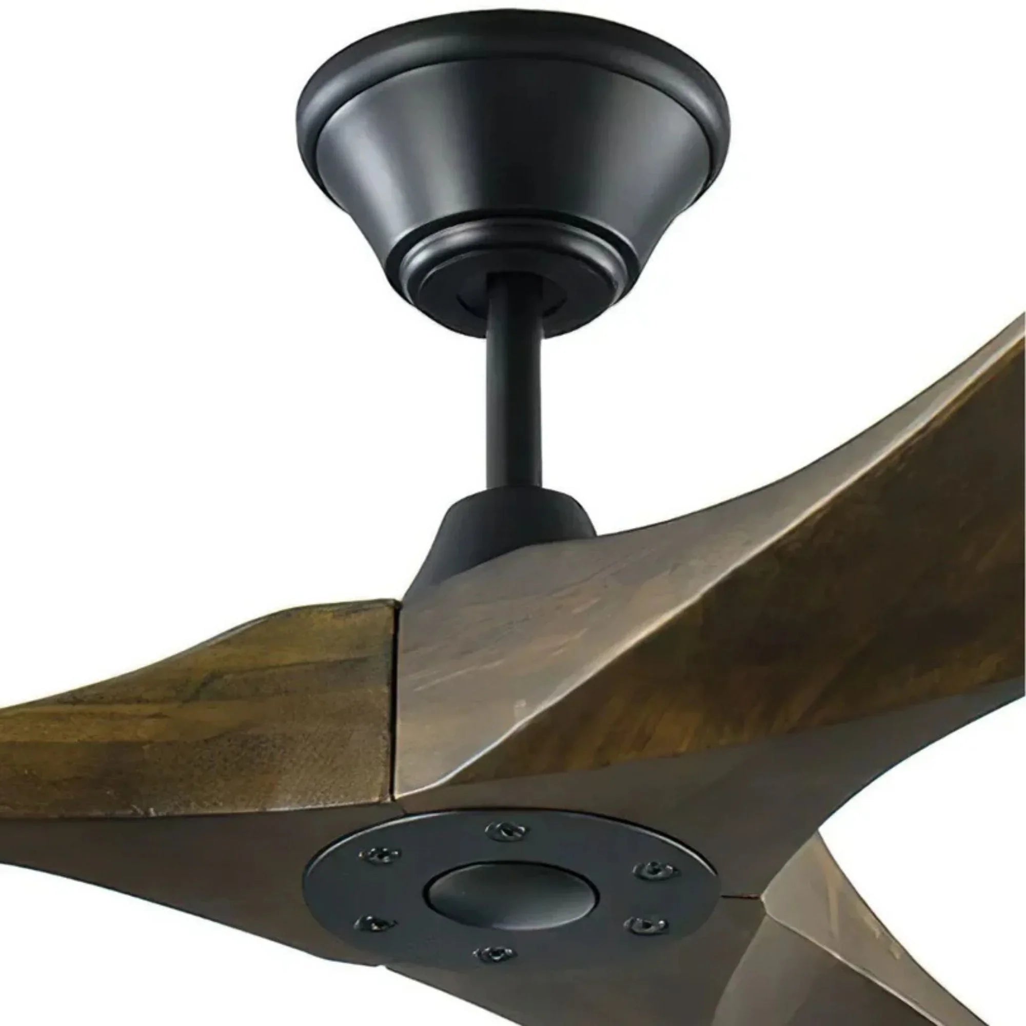 Maverick Super Max 88" Black & Walnut X-Large Ceiling Fan with Remote