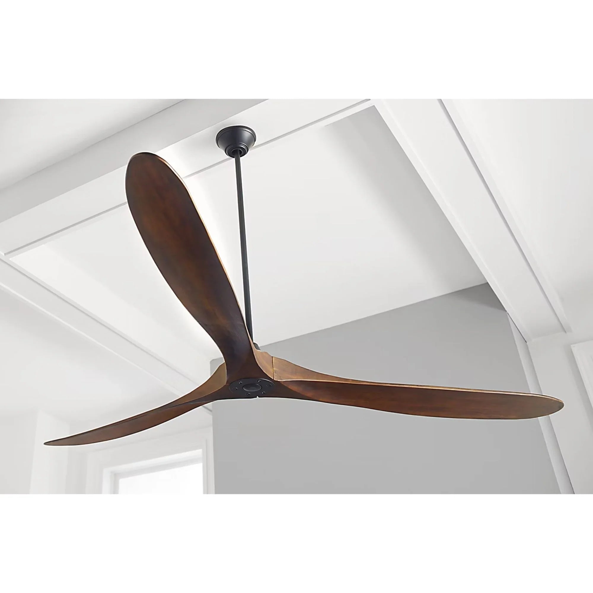 Maverick Super Max 88" Black & Walnut X-Large Ceiling Fan with Remote