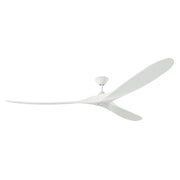 Maverick Super Max 88" Matte White X-Large Ceiling Fan with Remote