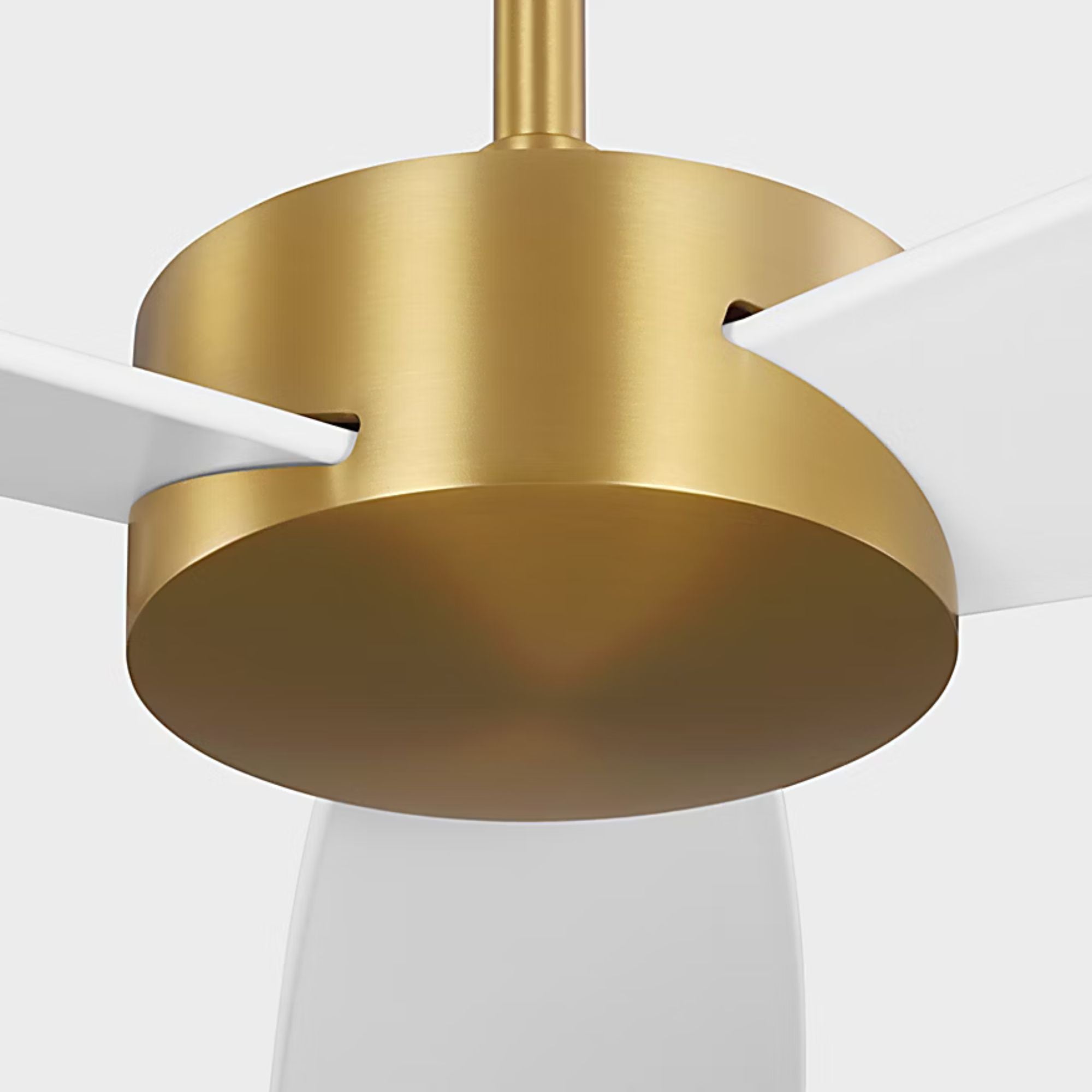 Paddle Smart 52" Burnished Brass 3-Blade Ceiling Fan