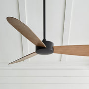 Visual Comfort Fan - Paddle Smart 52" Midnight Black 3-Blade Ceiling Fan | Bees Lighting