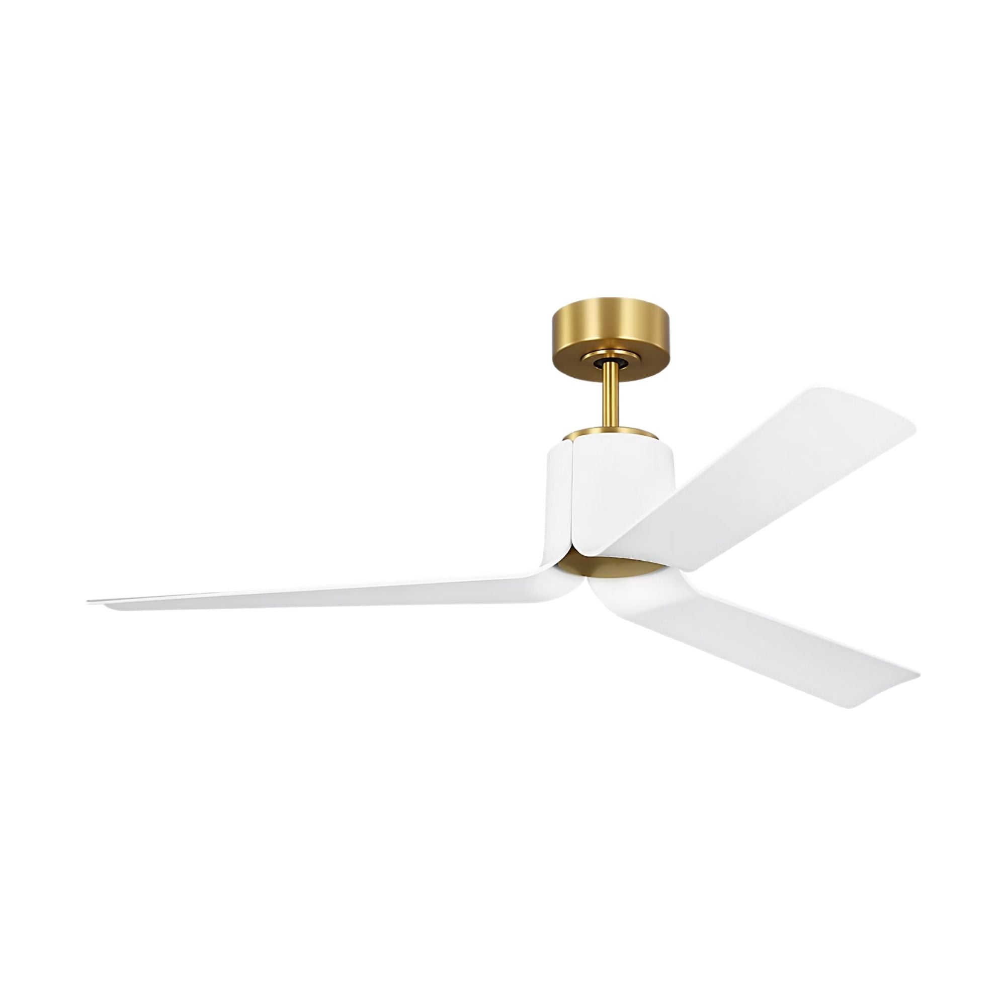 Peel Smart 52" Burnished Brass LED Ceiling Fan with Remote