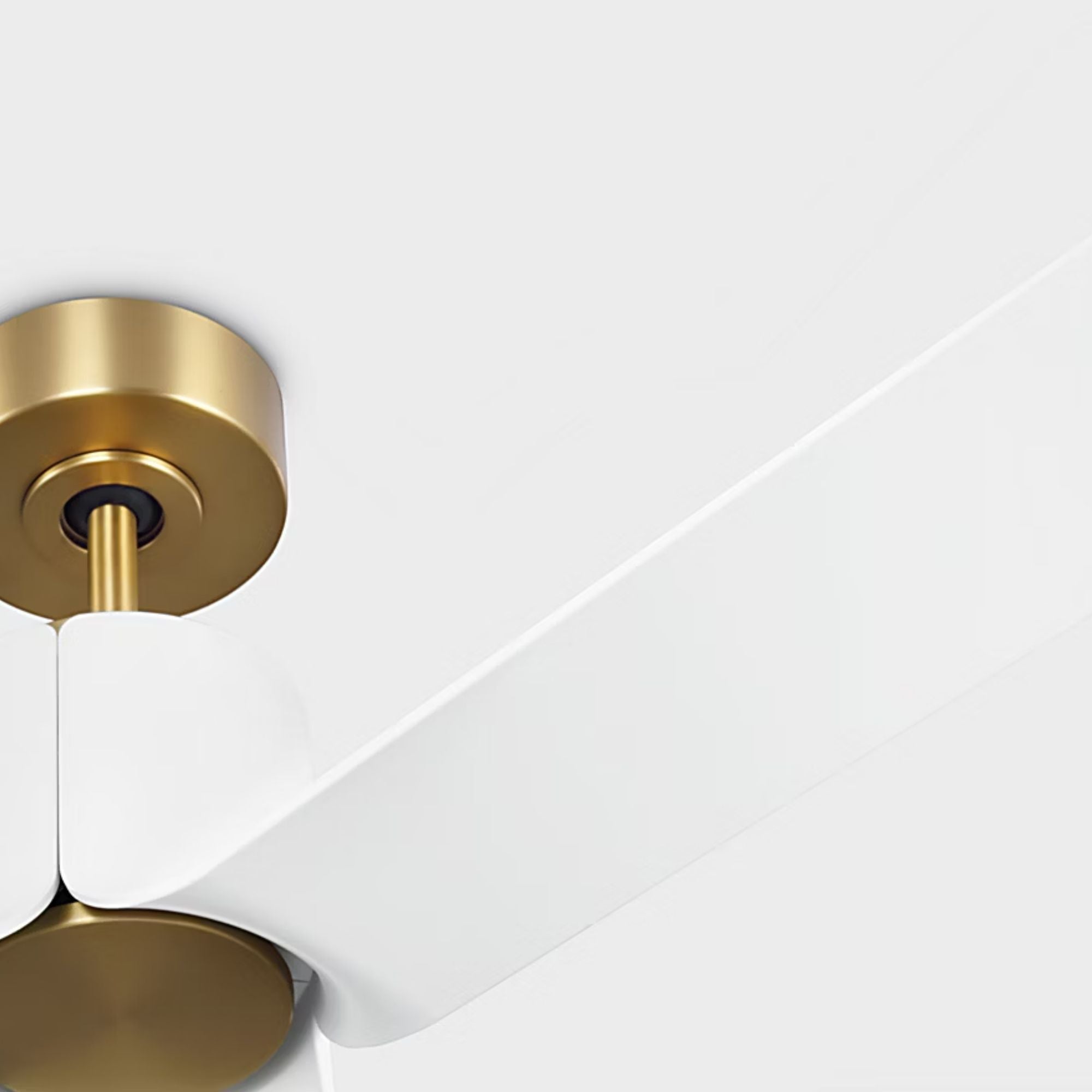 Peel Smart 52" Burnished Brass LED Ceiling Fan with Remote