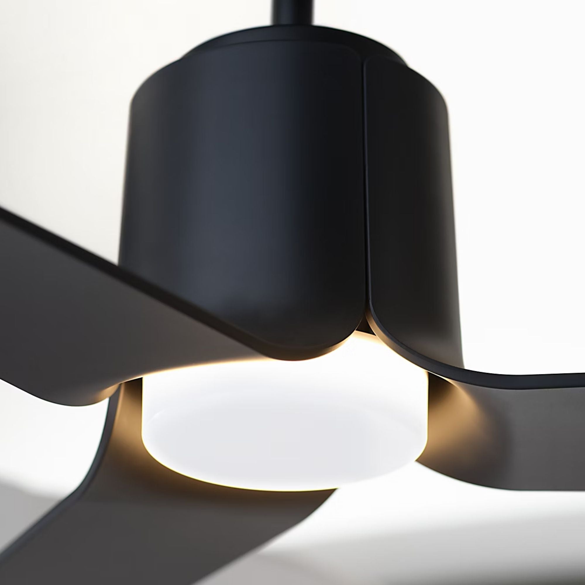 Peel Smart 52" Midnight Black LED Ceiling Fan with Remote
