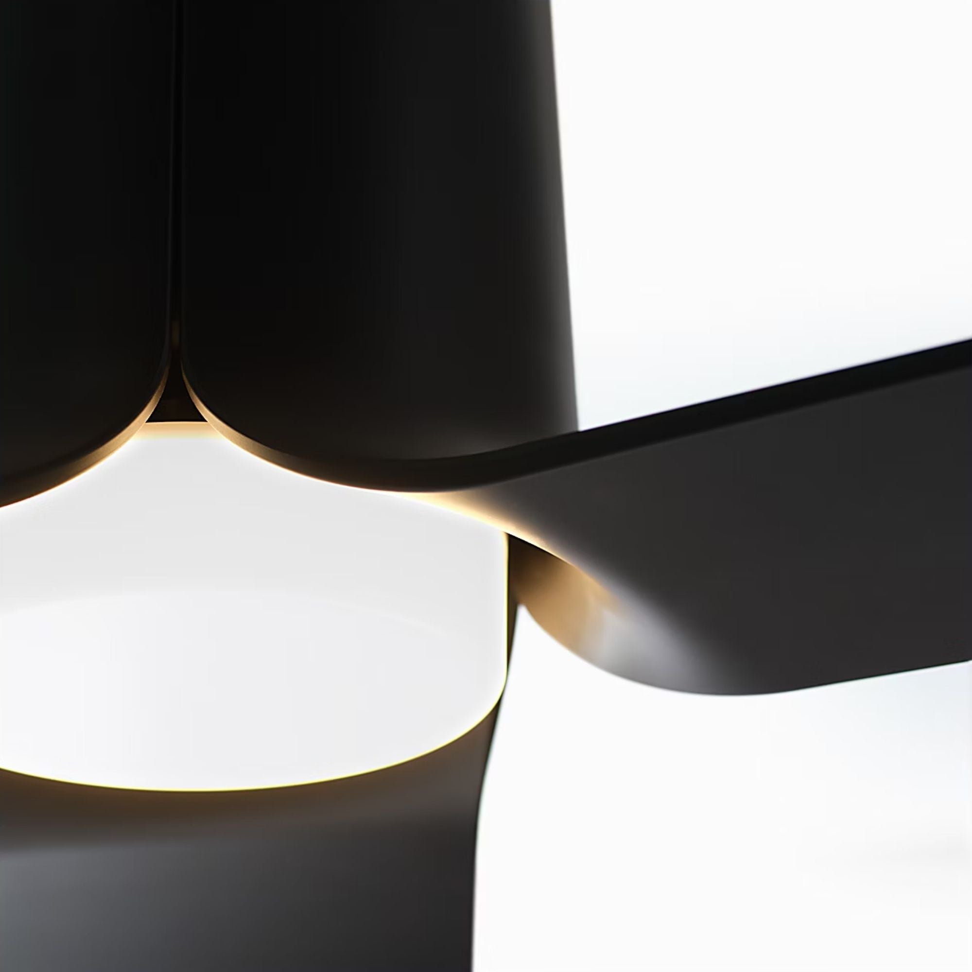 Peel Smart 52" Midnight Black LED Ceiling Fan with Remote