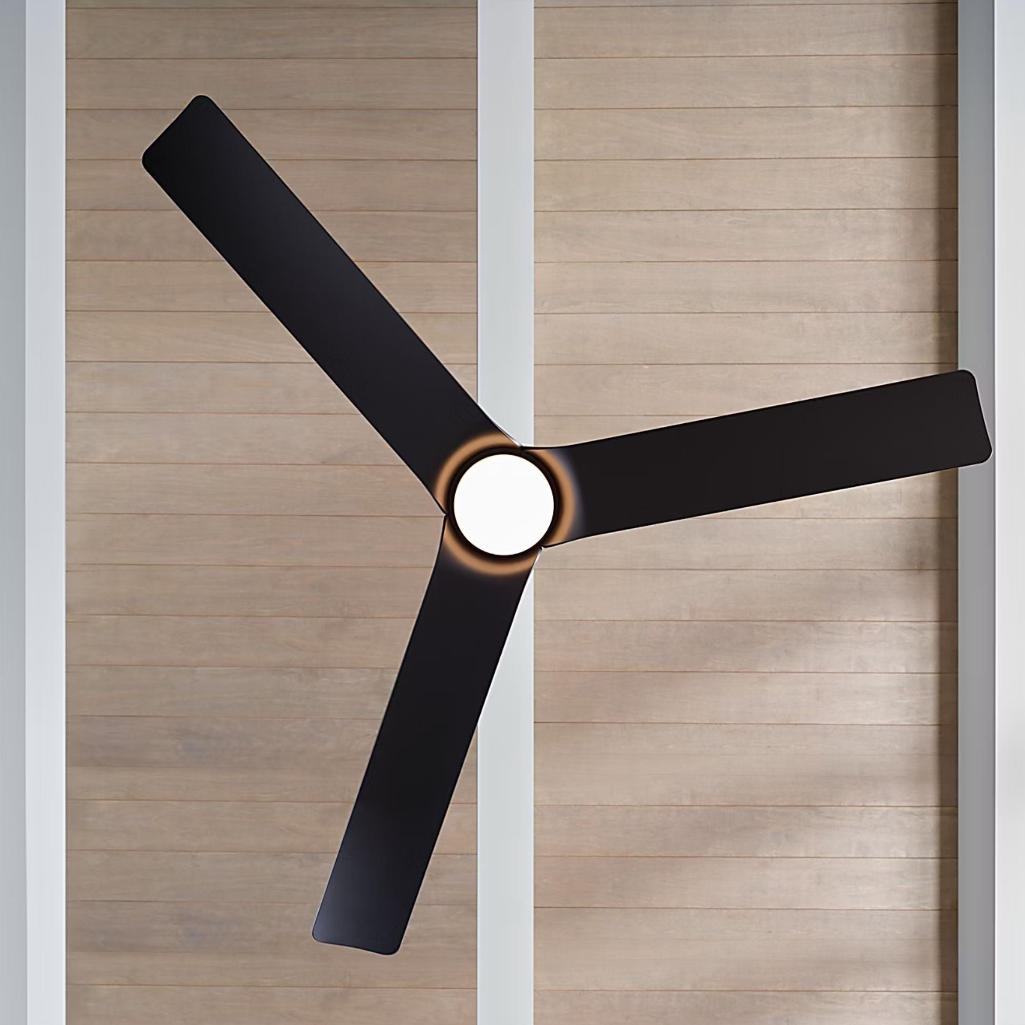Peel Smart 52" Midnight Black LED Ceiling Fan with Remote