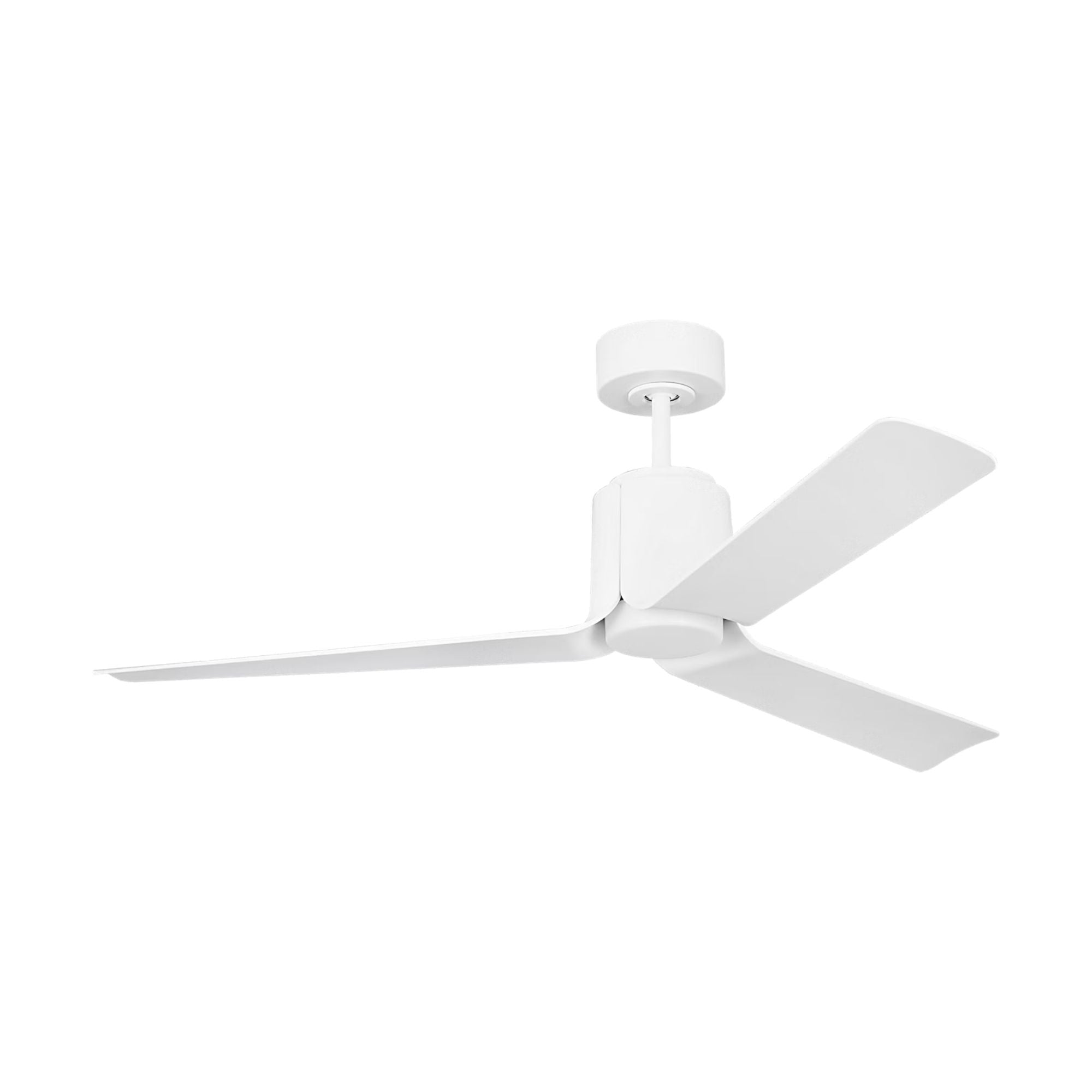 Peel Smart 52" Matte White LED Ceiling Fan with Remote