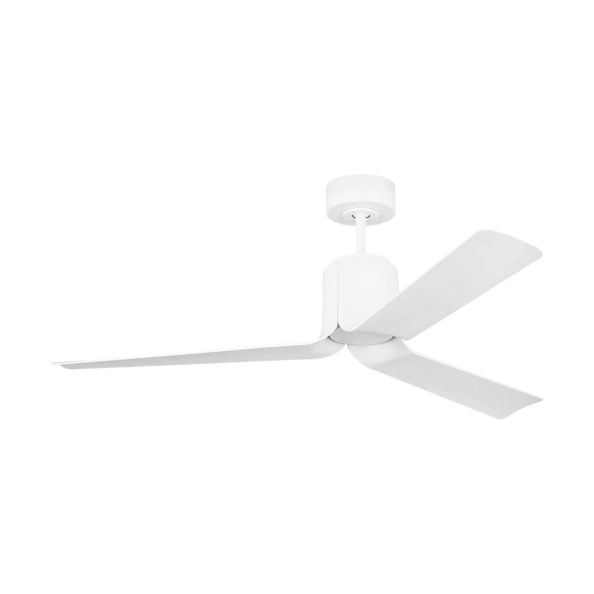 Peel Smart 52" Matte White LED Ceiling Fan with Remote