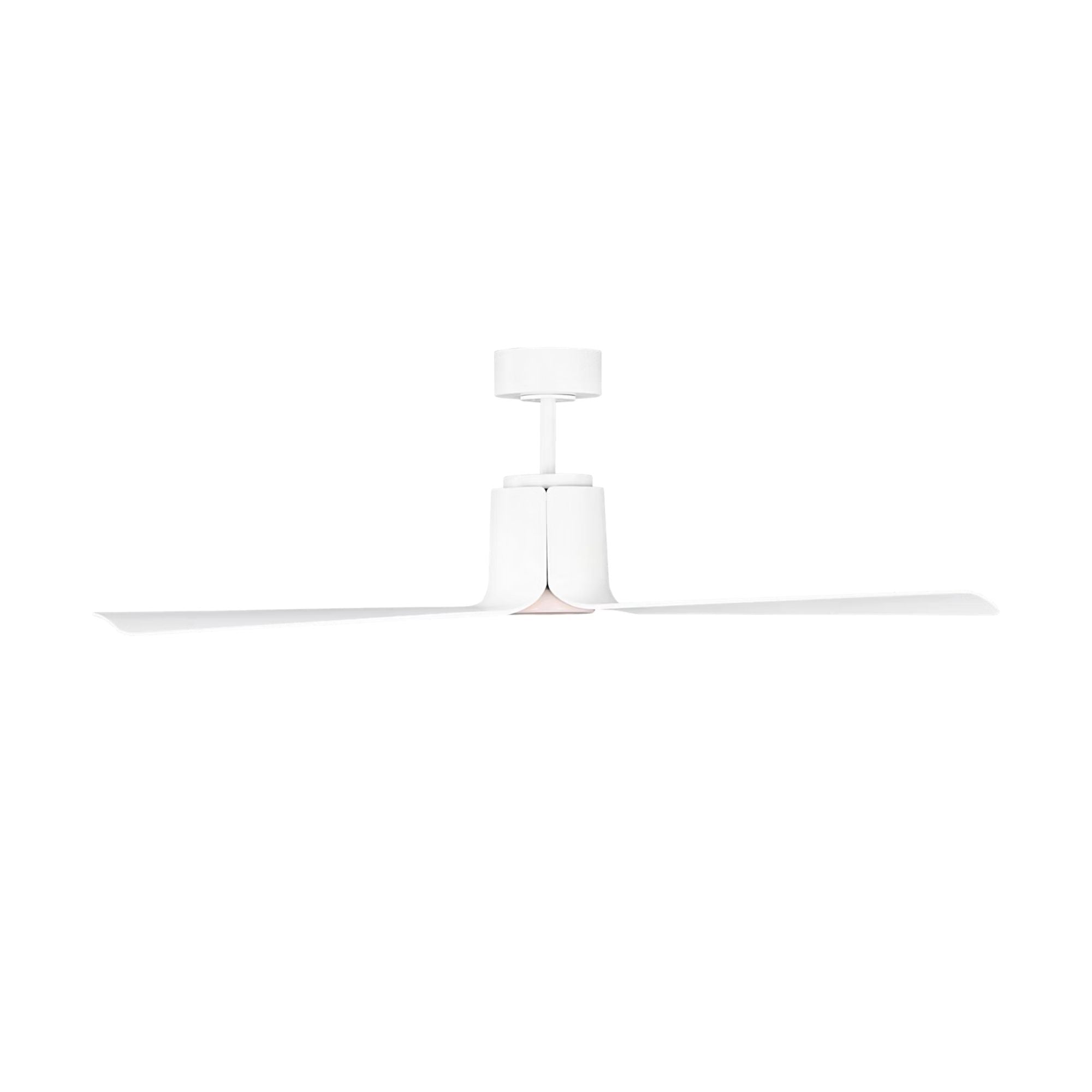 Peel Smart 52" Matte White LED Ceiling Fan with Remote