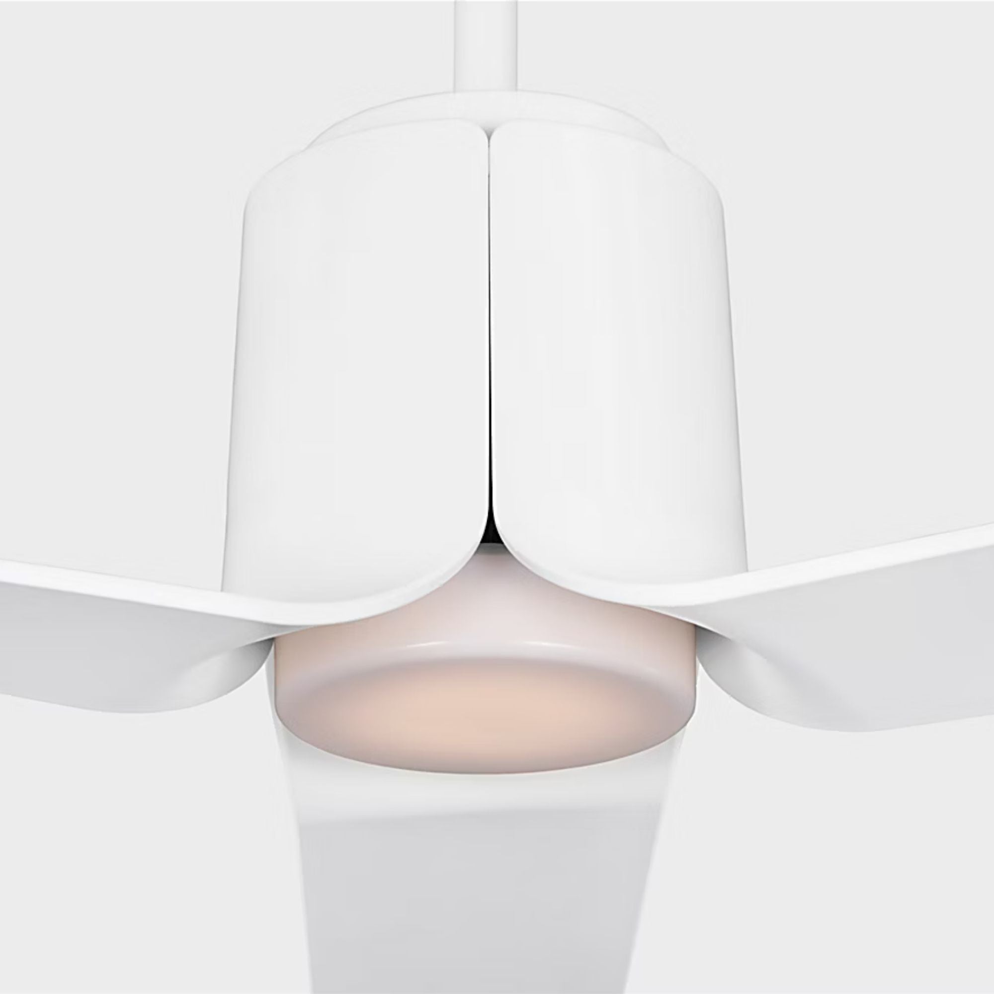 Peel Smart 52" Matte White LED Ceiling Fan with Remote