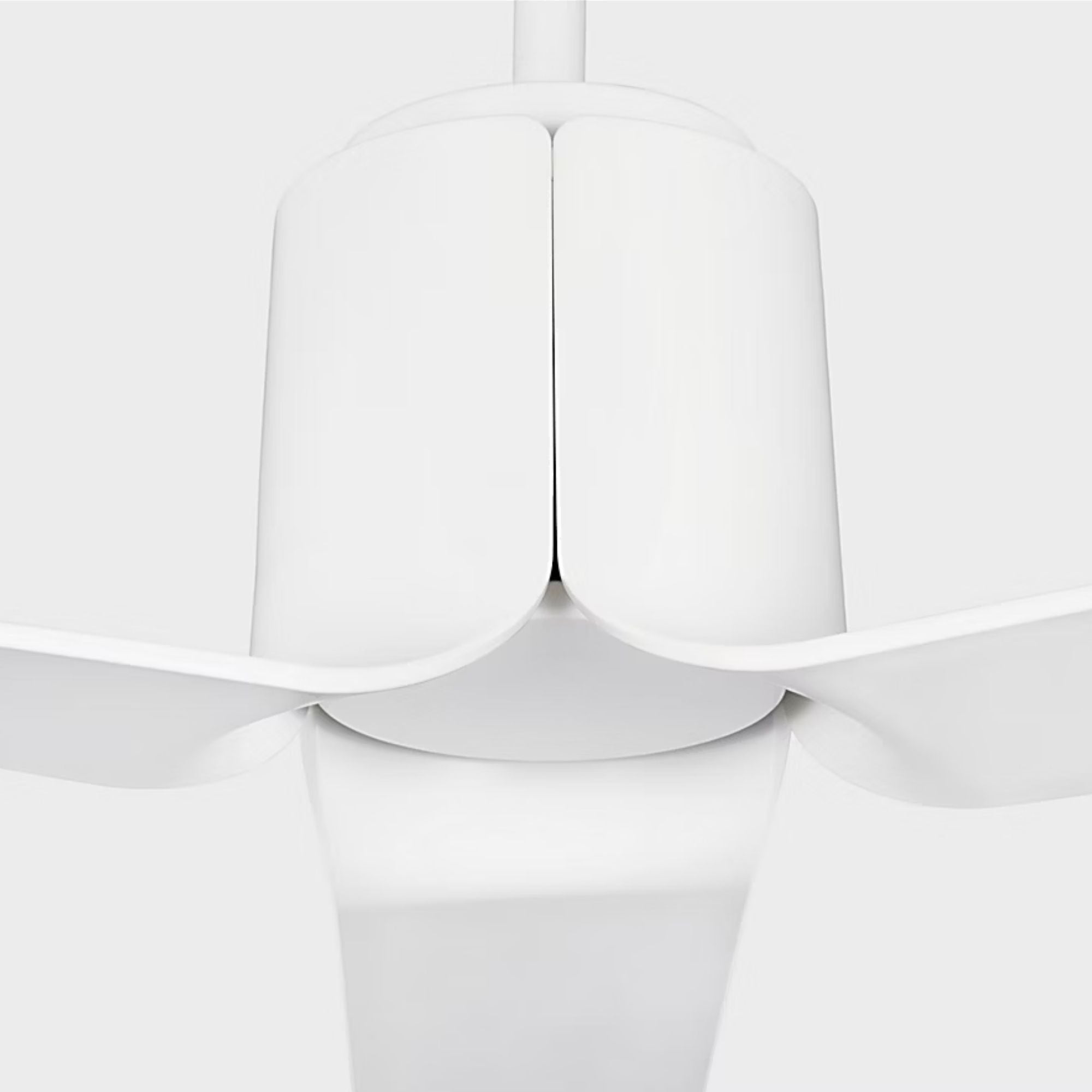Peel Smart 52" Matte White LED Ceiling Fan with Remote