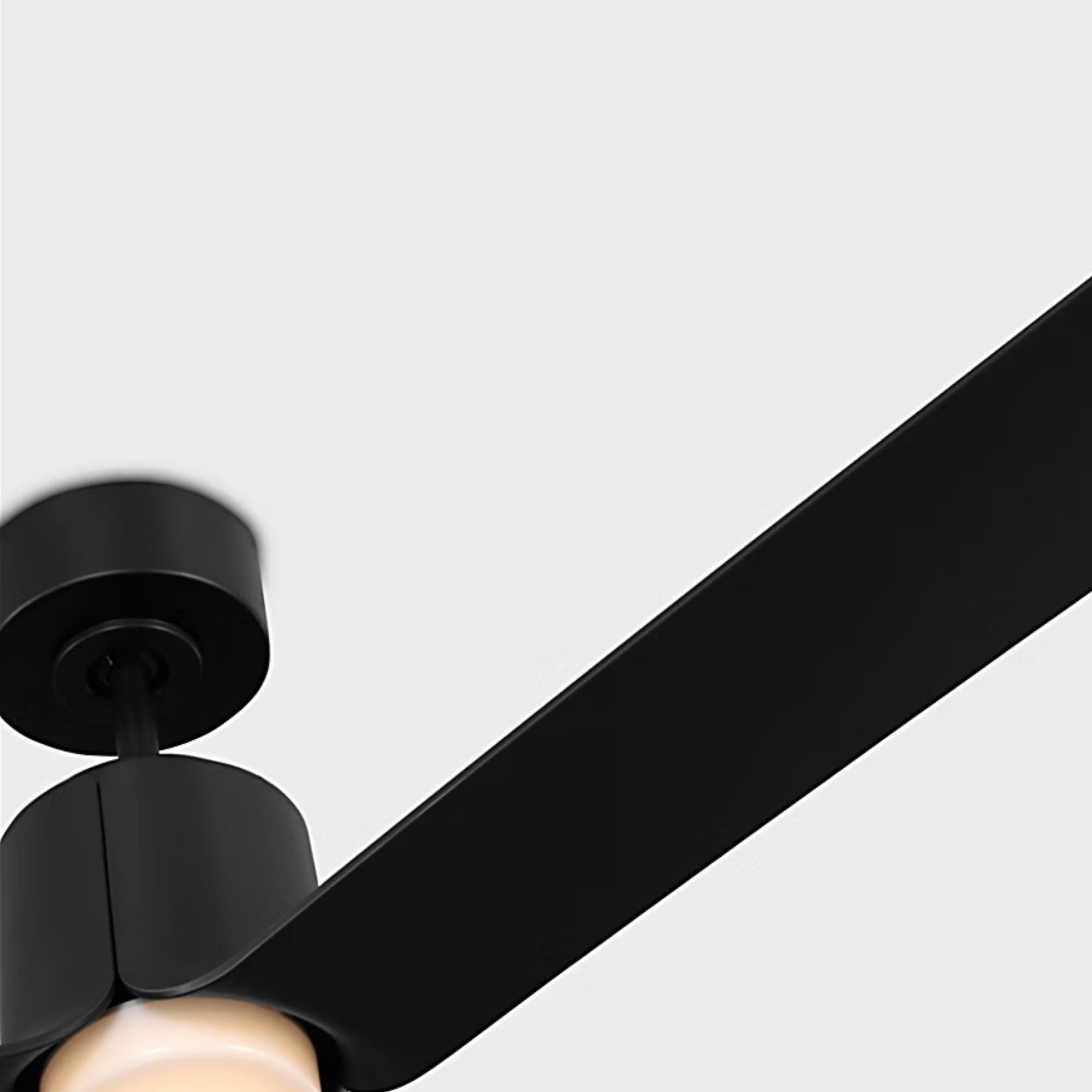 Peel Smart 66" Midnight Black LED Ceiling Fan with Remote